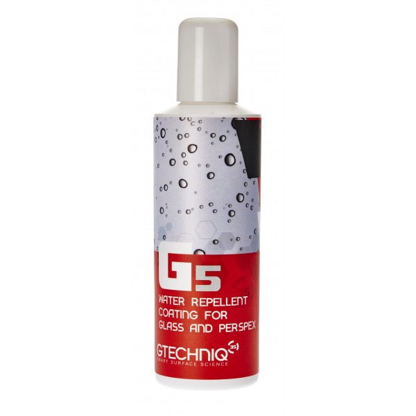 Gtechniq G5 Water Repellent Coating for Glass and Perspex 100 ml